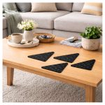 Adhesivos Sujetadores Antideslizantes Triangulares Para Alfombras Pack x 4 Unidades