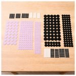 Pack de Topes de Fieltro Adhesivos para Muebles x 324 Unidades