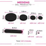Set de Topes de Fieltro Adhesivos para Muebles x144 Unidades - Image 2