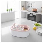 Colador Secador Manual Frutas Verduras con Cepillo Giratorio - Image 5