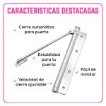 Sistema de Cierre Automático para Puertas Reversible y Muelle Regulable con Accesorios - Image 5