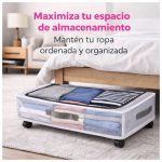 Organizador para el Hogar Pequeño Multiusos Plegable con Manija Cierre y Ruedas - Image 8