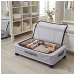 Organizador para el Hogar Pequeño Multiusos Plegable con Manija Cierre y Ruedas