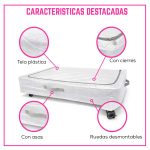 Organizador Grande para el Hogar Multiusos Plegable con Manijas Cierre y Ruedas - Image 5