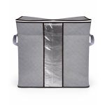 Bolsa Organizadora Grande para Ropa Plegable con Visor Frontal, Cierre y Manijas - Image 2