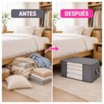 Bolsa Organizadora Extra Grande para Ropa Plegable con Visor Frontal, Cierre y Manijas - Imagen 7