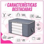 Bolsa Organizadora Extra Grande para Ropa Plegable con Visor Frontal, Cierre y Manijas - Imagen 5