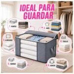 Bolsa Organizadora Extra Grande para Ropa Plegable con Visor Frontal, Cierre y Manijas - Imagen 6