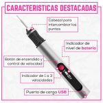 Grabador Eléctrico Inalámbrico de 3 Velocidades con Accesorios - Image 5