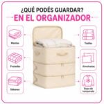 Bolsa Organizadora Para Guardar Ropa Y Edredones Ahorra Espacio - Imagen 5