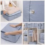 Bolsa Organizadora Para Guardar Ropa Y Edredones Ahorra Espacio - Imagen 7