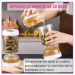 Contenedor Hermético Para Pepinillos Y Aceitunas Sin Goteo - Imagen 5