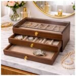 Alhajero Organizador de Joyas/Accesorios con Tres Cajones y Divisores - Image 8