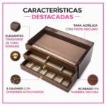 Alhajero Organizador de Joyas/Accesorios con Tres Cajones y Divisores - Image 5