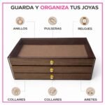 Alhajero Organizador de Joyas/Accesorios con Tres Cajones y Divisores - Image 6