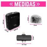 Micrófono Inalámbrico Tipo C Para iPhone Y Android Reducción de Ruido - Image 2