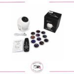 Lámpara Globo Proyector Galaxia Estrellas 12 Discos USB 360 - Image 3