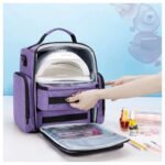 Maletín Organizador Esmaltes/Maquillaje con 48 Compartimentos, Bolsillos y Correa Ajustable - Image 8