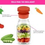 Frasco Ensalada Hermético con Capas Verticales y Tapa Bowl - Imagen 3