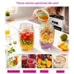 Frasco Ensalada Hermético con Capas Verticales y Tapa Bowl - Imagen 5