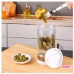 Contenedor Hermético Para Pepinillos Y Aceitunas Sin Goteo