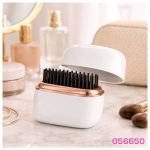 Peine de Cabello Anti Frizz Mini de Bolsillo Portátil Recargable USB-C