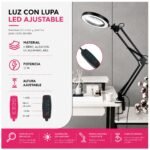 Lámpara De Escritorio Con Lupa Y Luz Led Regulable - Imagen 7
