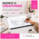 Tablero de Luz LED para Calcar, Dibujar y Diseñar Micro-USB - Imagen 8