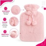 Bolsa De Agua Caliente Con Funda Removible Alivio Dolores - Imagen 9