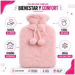 Bolsa De Agua Caliente Con Funda Removible Alivio Dolores - Imagen 7