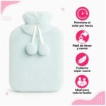Bolsa De Agua Caliente Con Funda Removible Alivio Dolores - Imagen 6