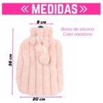 Bolsa De Agua Caliente Suave Para Cama Sillon Y Viaje - Imagen 2