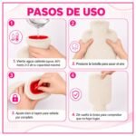 Bolsa de Agua Caliente 2 Litros Con Funda de Peluche Tapa a Rosca - Imagen 5