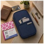 Porta Documentos De Viaje Para Pasaportes y Tarjetas con Cierre - Imagen 4