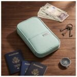 Porta Documentos De Viaje Para Pasaportes y Tarjetas con Cierre - Imagen 8