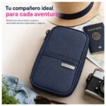 Porta Documentos De Viaje Para Pasaportes y Tarjetas con Cierre - Imagen 7