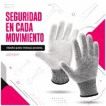 Guantes Anticorte Para Trabajo Profesional Seguro 15 Pares Reutilizables De Alta Resistencia - Imagen 6