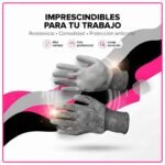 Guantes Anticorte Para Trabajo Profesional Seguro 15 Pares Reutilizables De Alta Resistencia - Imagen 8