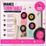 Imanes Decorativos con Diseño de Discos de Vinilo Retro – Set x4 - Imagen 5