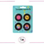 Imanes Decorativos con Diseño de Discos de Vinilo Retro – Set x4 - Imagen 4