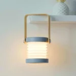 Lámpara Inalámbrica Pie de Madera Fuelle Plegable - Imagen 3