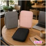 Estuche organizador para tablet con compartimentos con cierre resistente con bolsillo acolchado y velcro plus