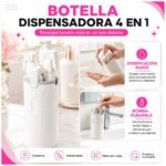 Dispenser Jabón Liquido Portátil 4 En 1 Para Bolso Y Valija - Imagen 4
