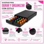 Organizador De Capsulas Cafe Nespresso Con Cajon Deslizable x40 - Imagen 5