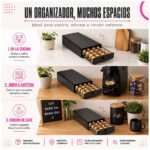Organizador De Capsulas Cafe Nespresso Con Cajon Deslizable x40 - Imagen 6