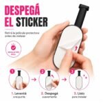 Pack 4 Accesorios Para Baño Adhesivos Sin Taladro Hogar - Imagen 7