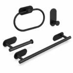 Pack 4 Accesorios Para Baño Adhesivos Sin Taladro Hogar - Imagen 4