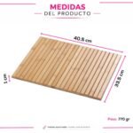 Soporte Flexible para Apoyabrazos de Sofá en Bambú para Snacks y Bebidas - Imagen 3