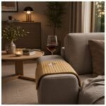 Soporte Flexible para Apoyabrazos de Sofá en Bambú para Snacks y Bebidas - Imagen 7