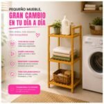 Estante Organizador de Bambú con 3 Niveles - Imagen 9